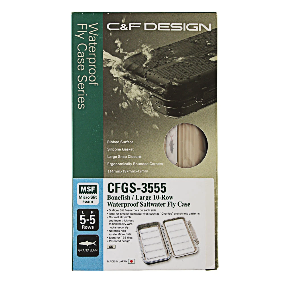 C&F Design C&F Design Saltwater Waterproof Fly Box - 10 Row
