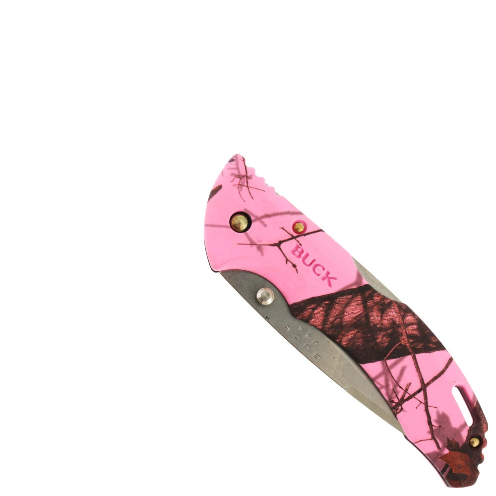 Buck Knives Buck 286 Bantam Folder Clam Blaze Pink Camo - Image 2