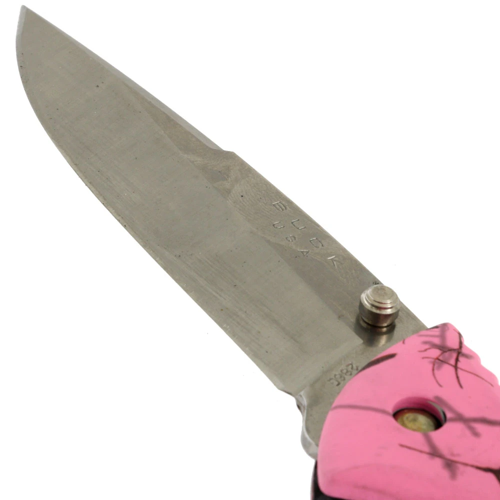 Buck Knives Buck 286 Bantam Folder Clam Blaze Pink Camo - Image 3