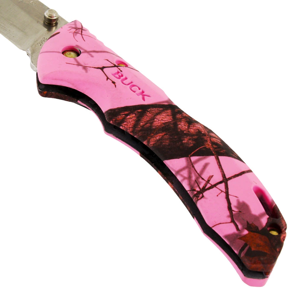 Buck Knives Buck 286 Bantam Folder Clam Blaze Pink Camo - Image 4