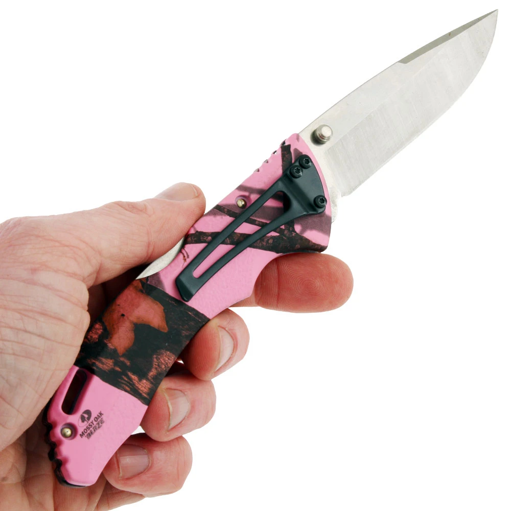 Buck Knives Buck 286 Bantam Folder Clam Blaze Pink Camo - Image 6